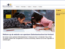 Tablet Screenshot of horizondalton.nl